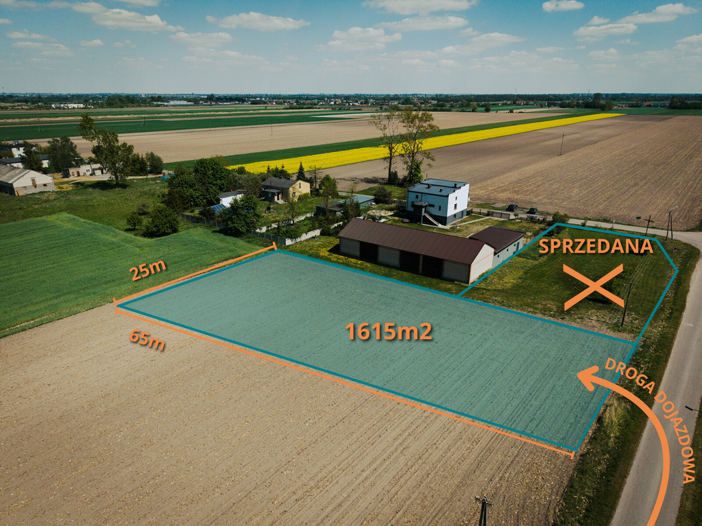 Tęcza nie kłamie, tu jest złoto! 1615 m²