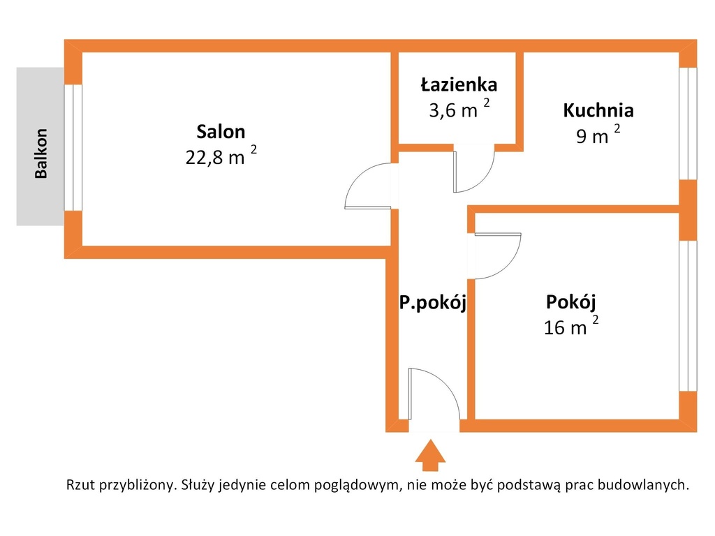 Rozkładowe 54 m² z własnym schronem! Pabianice