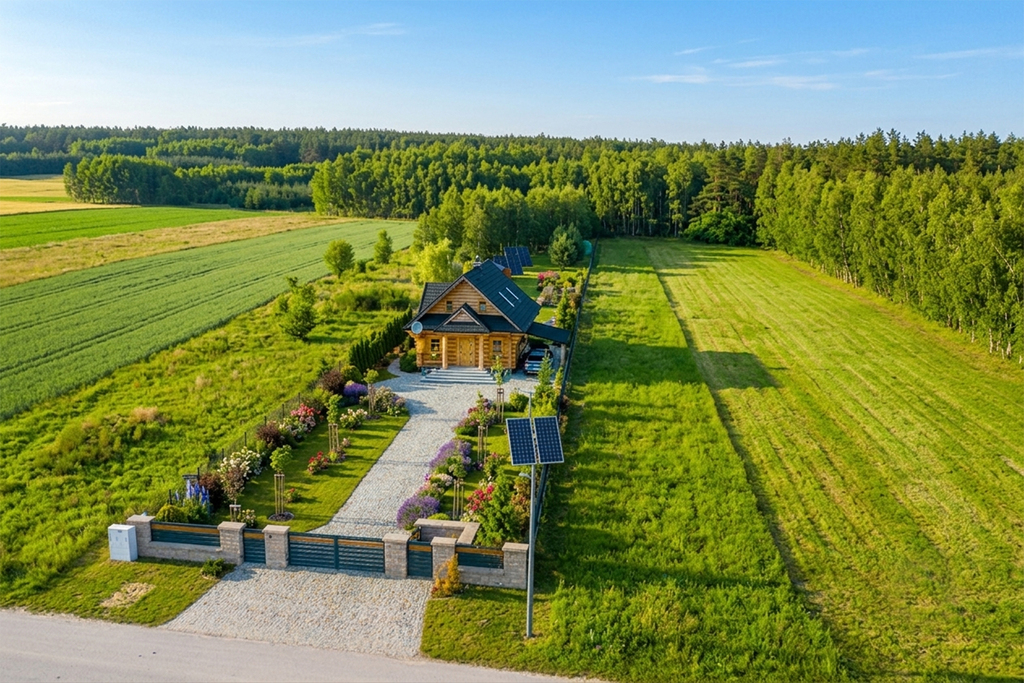 Miejsce w którym się zakochasz - Dom z bali