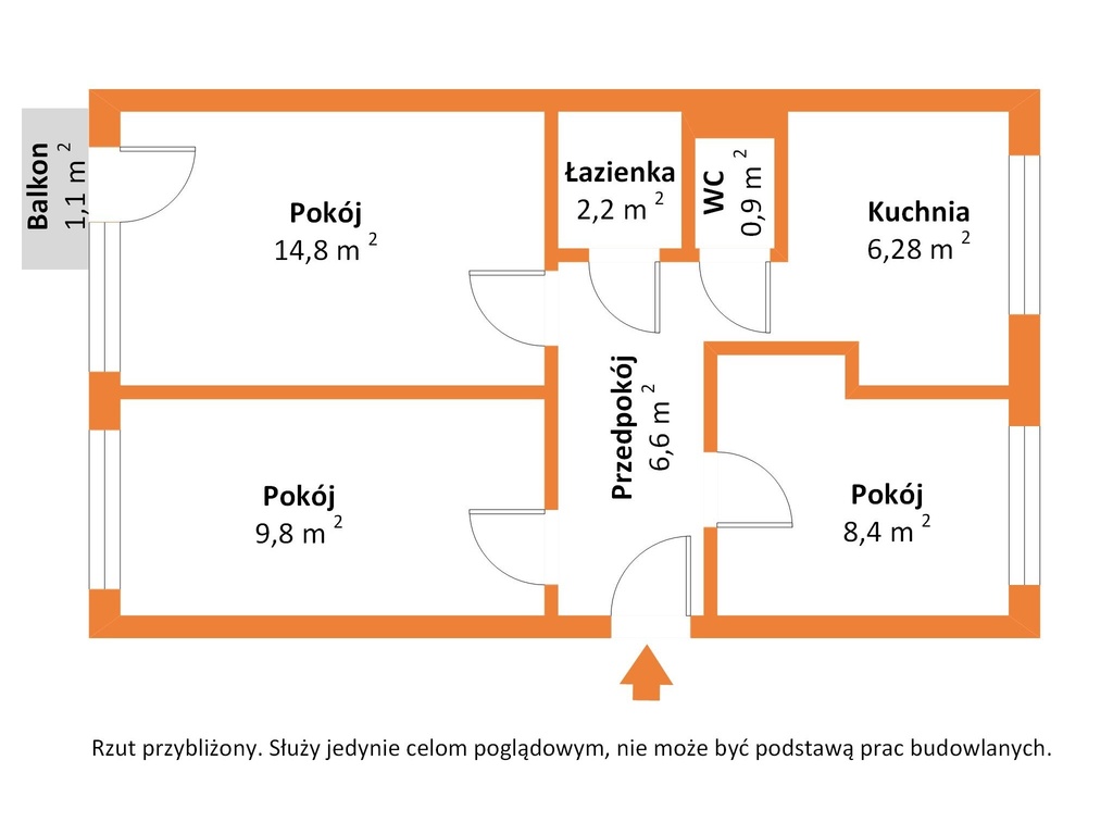 Przestronne mieszkanie z potencjałem aranżacyjnym!
