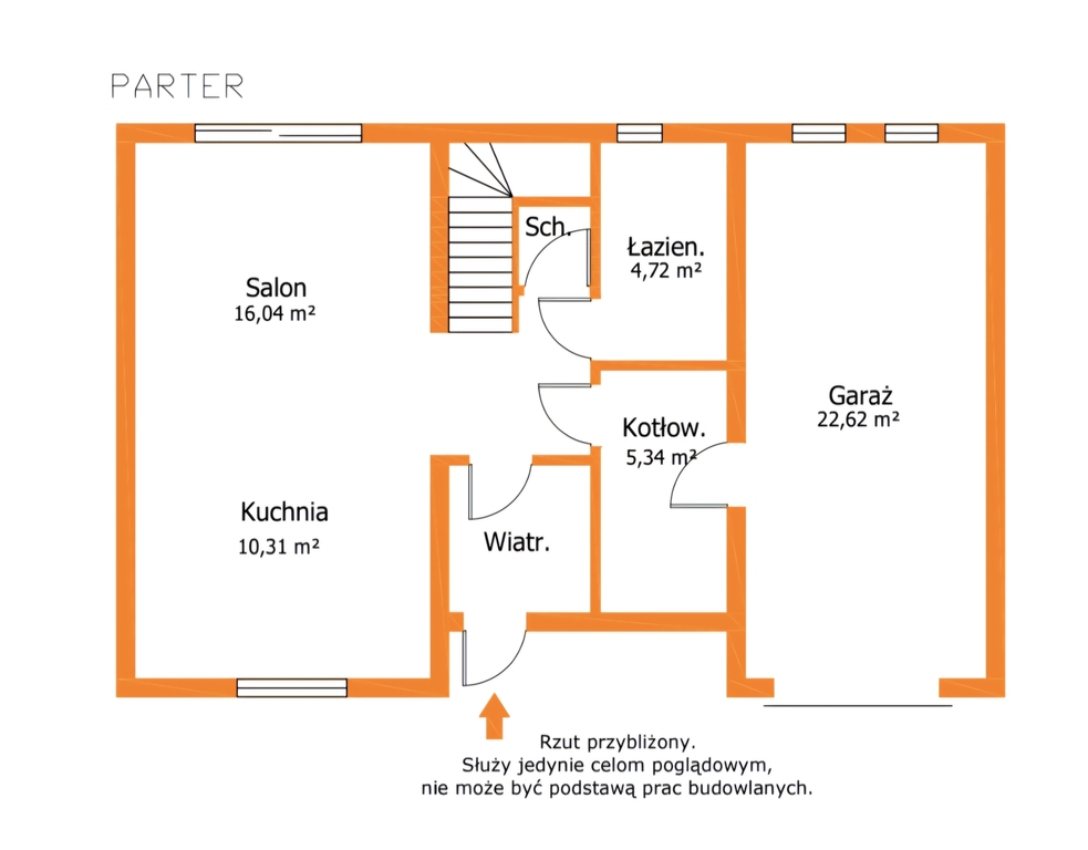 Nowoczesny bliźniak | Kolbuszowa | 137,08 m²