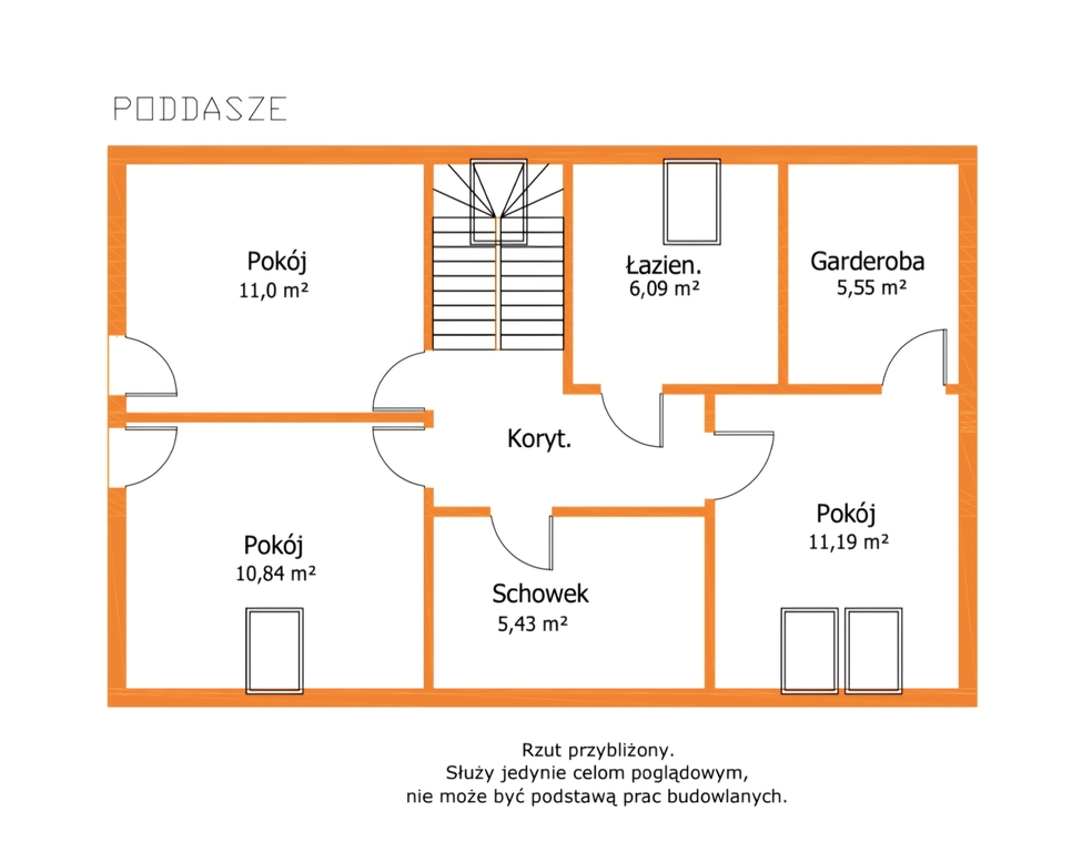 Nowoczesny bliźniak | Kolbuszowa | 137,08 m²