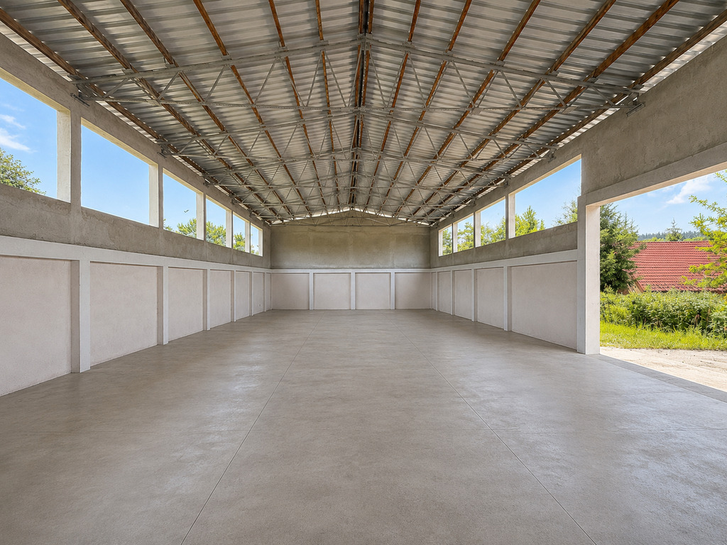 0,5 ha dla biznesu | Obiekt 288 m² w budowie
