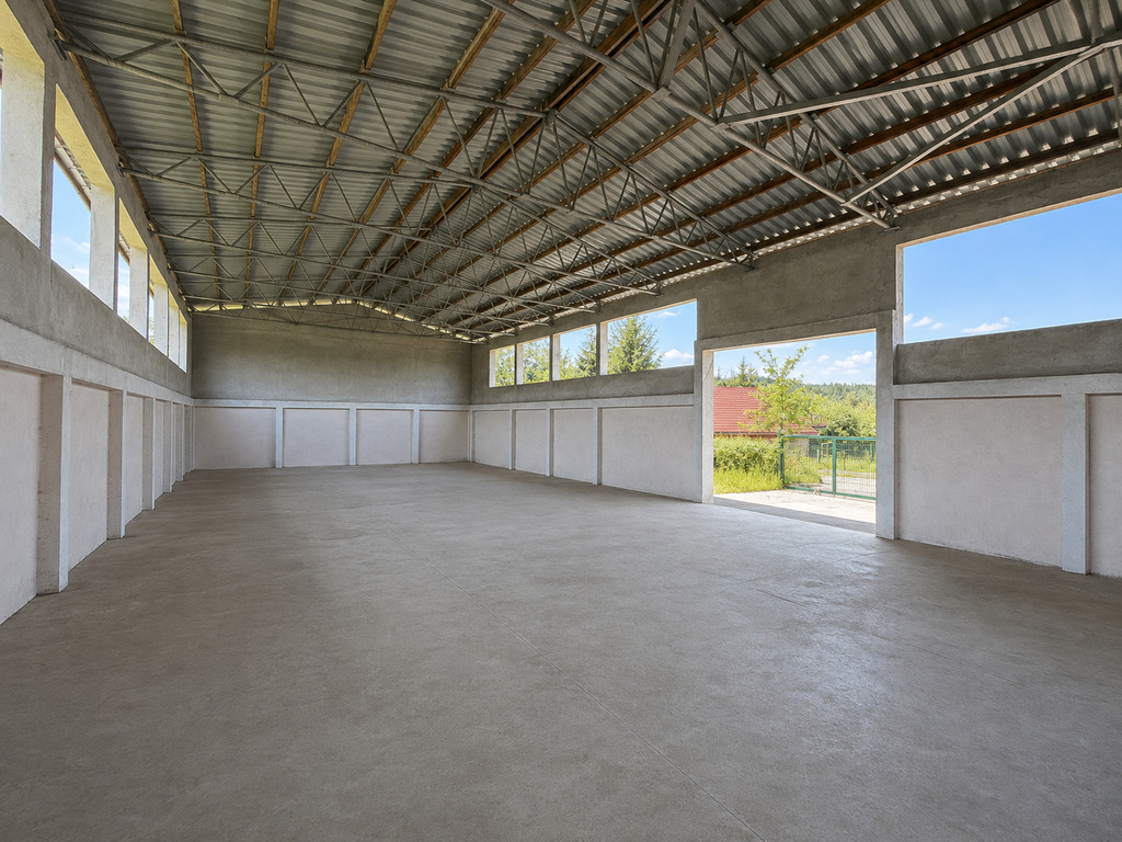 0,5 ha dla biznesu | Obiekt 288 m² w budowie