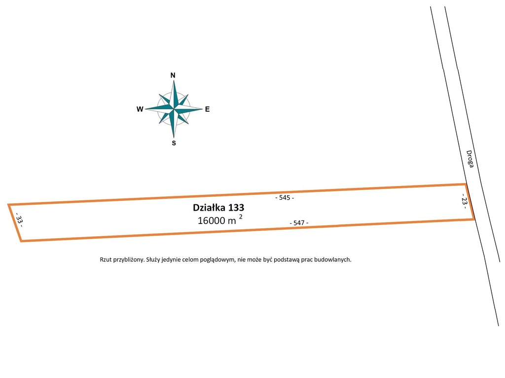 Działka rolna 1.6 ha