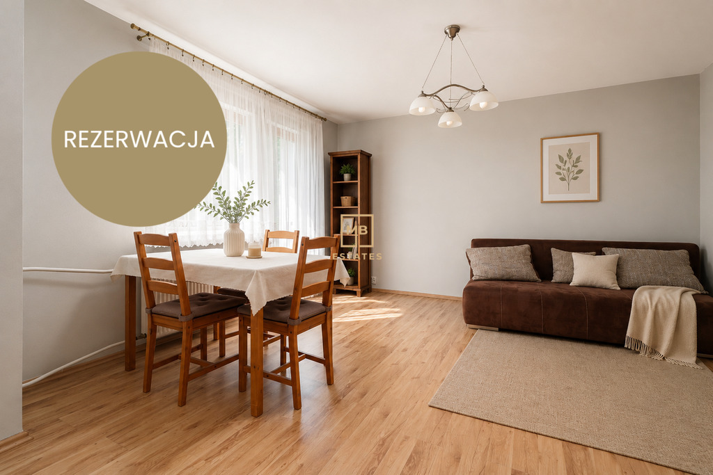 3 pokoje | 48 m2 | I piętro | Piwnica | Balkon