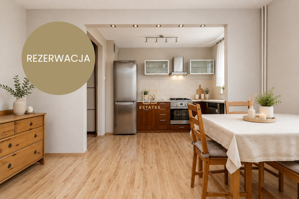 3 pokoje | 48 m2 | I piętro | Piwnica | Balkon