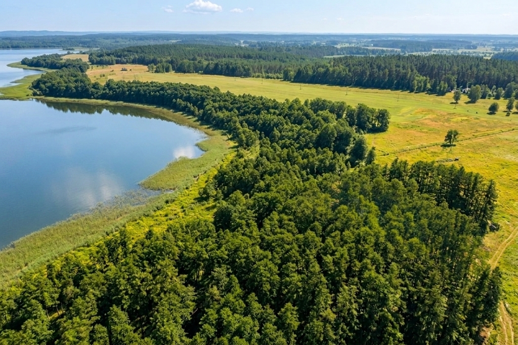 Działka budowlana - szlak Wielkich Jezior Maz..