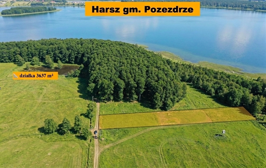 Działka budowlana - szlak Wielkich Jezior Maz..