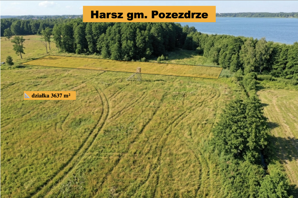 Działka budowlana - szlak Wielkich Jezior Maz..