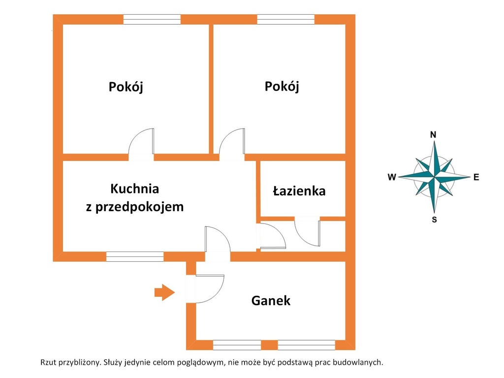 Siedlisko z domem i zabudowaniami