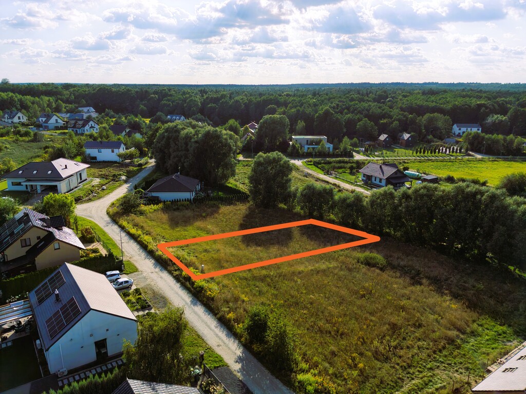 Buduj od zaraz! Działka 900 m² przy lesie
