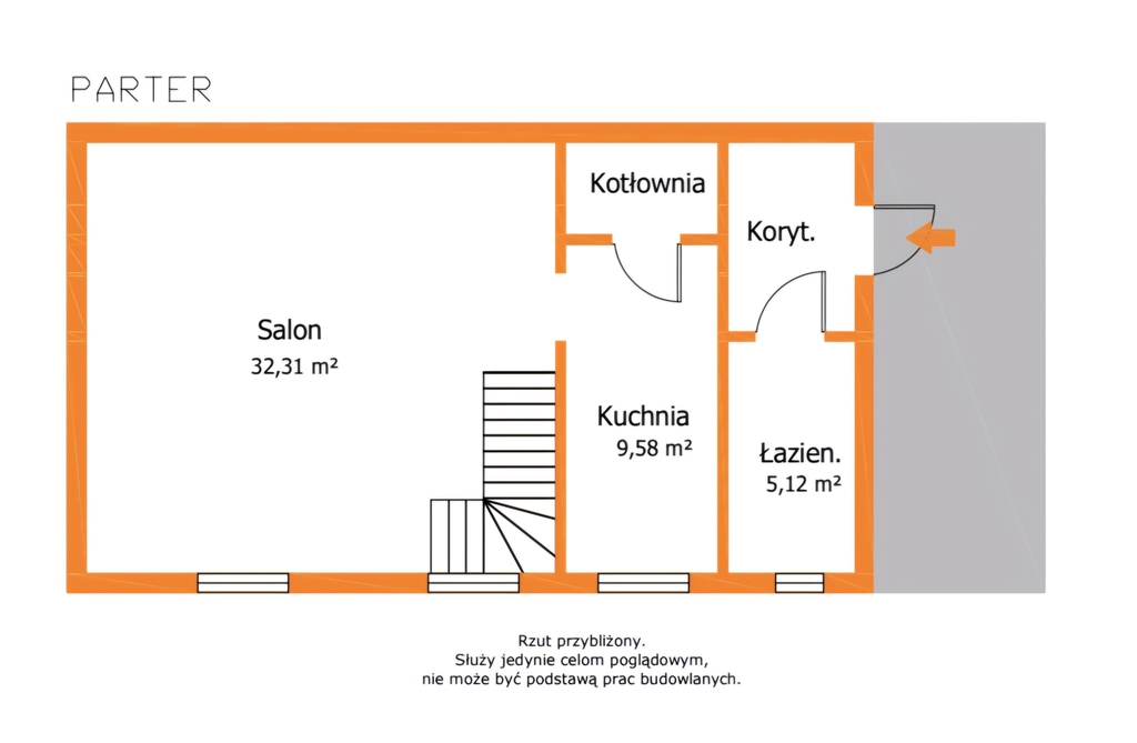 Mościejewo: Zadbany segment 91m² z tarasem