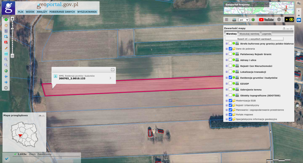 Działka rolna 1.6 ha
