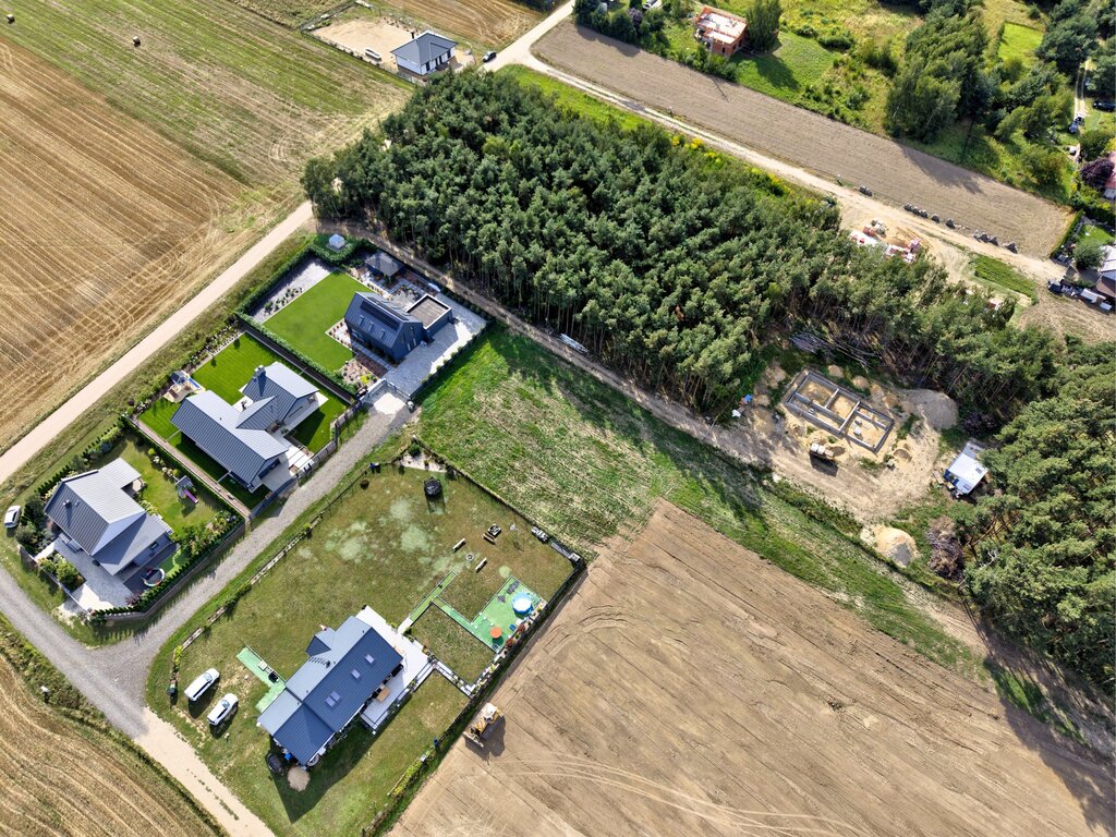 Działka 1298m² Sapowice MPZP media | podział
