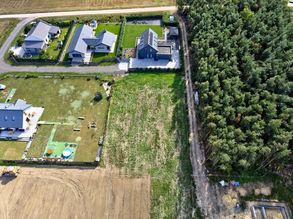Działka 1298m² Sapowice MPZP media | podział