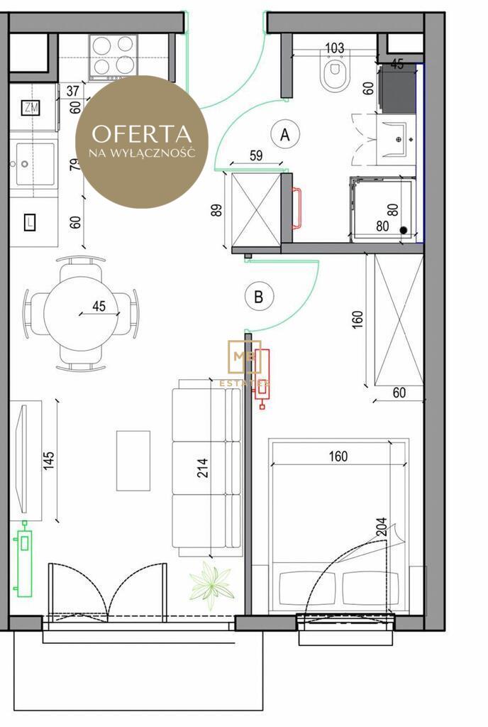 2-pok apartament inwestycyjny lub jako m2 na start