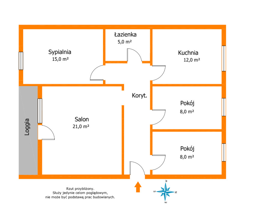 Komfortowe 79m² | 3 min od Tarnowa Podgórnego