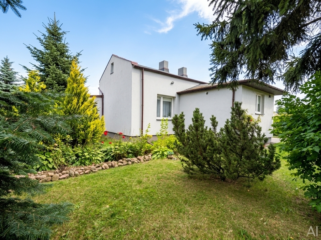 Siedlisko z pompą ciepła i PV na działce 7200 m²