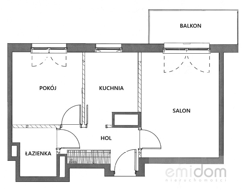 2 pokoje | parking | komórka| nowy budynek |balkon