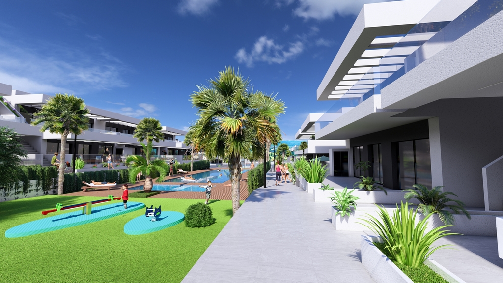 Apartament na parterze przy polu golfowym Algorfa