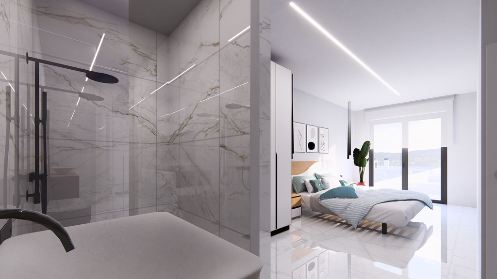 Apartament na parterze przy polu golfowym Algorfa