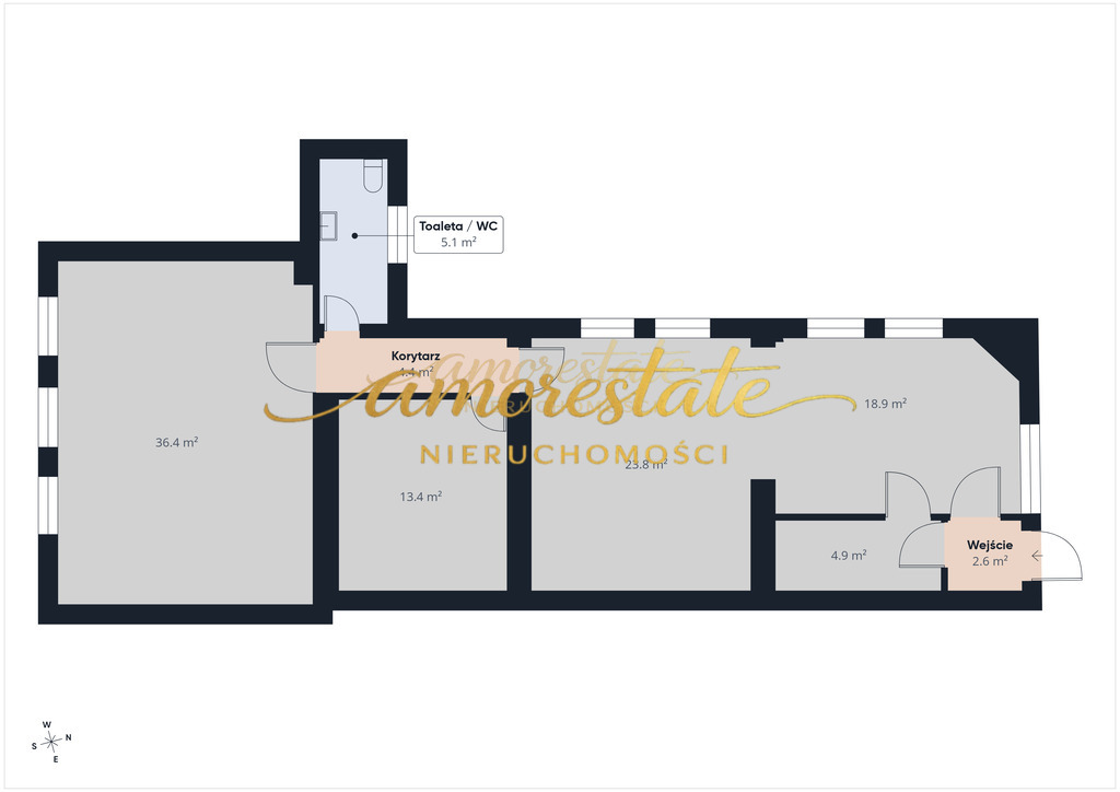Lokal na biuro przy parku Oliwskim 110 m²