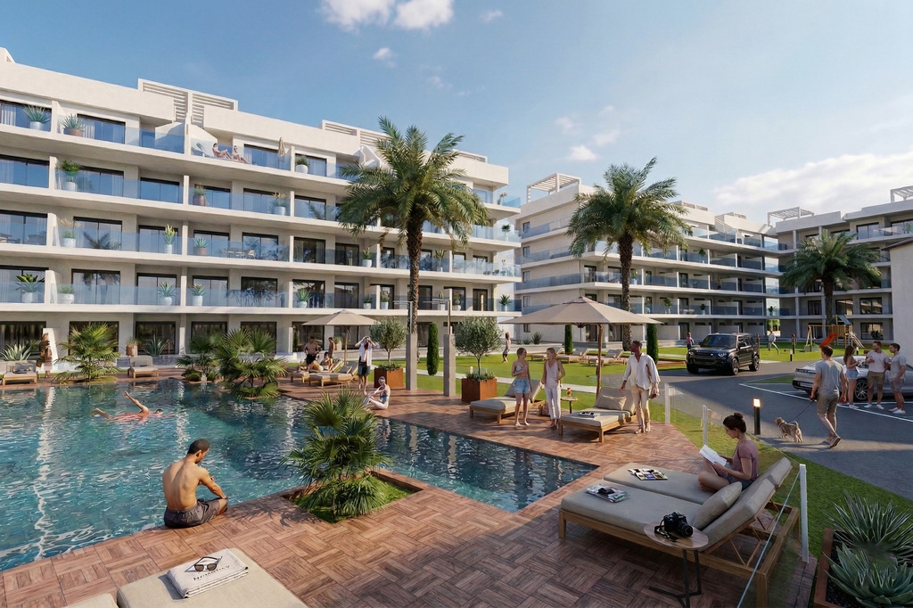 Apartament z basenem i garażem, El Raso