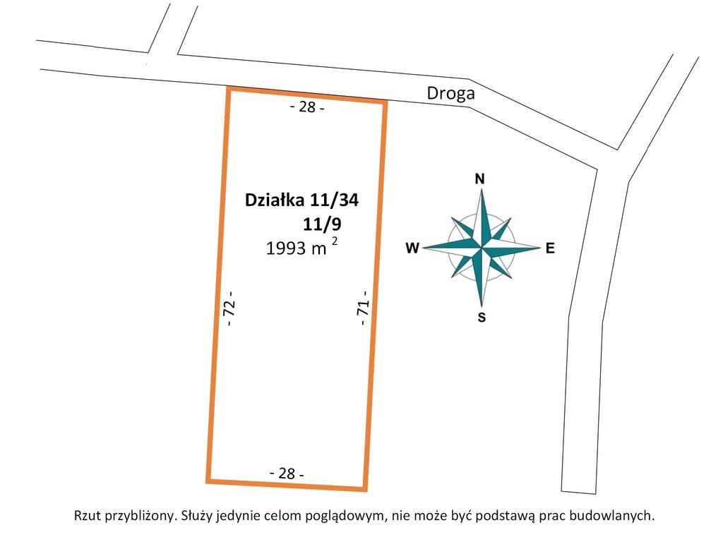 Twoje prywatne grzyby Działka 1993 m² Nowy Adamów