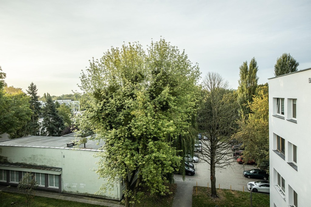 Słoneczne studio z balkonem blisko ASP