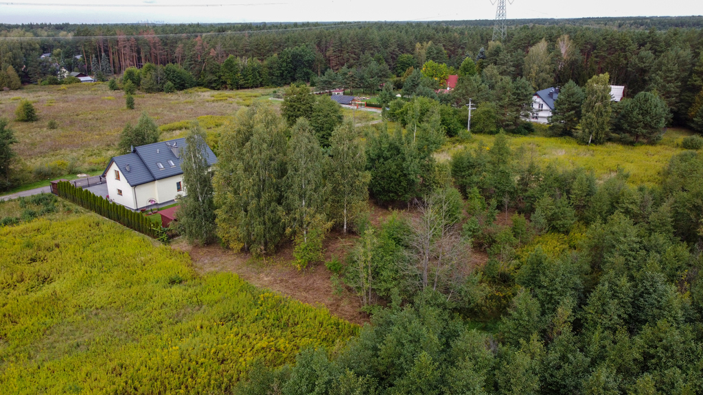 WZ na dom jednorodzinny - 1629m2 gm. Wiązowna
