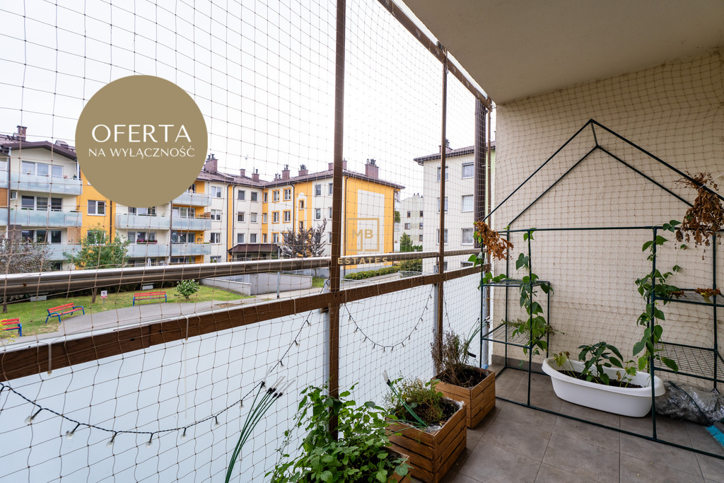 Przestronne mieszkanie 46,55 m²| balkon i garaż!