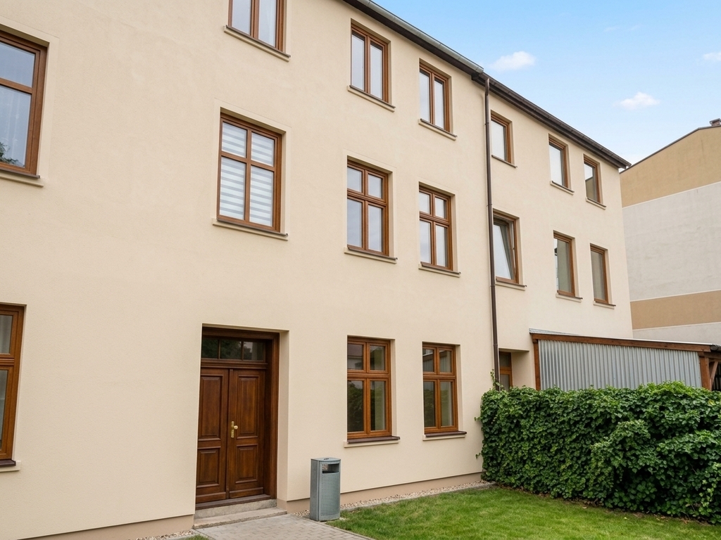 Narożna kamienica w Pabianicach - 290 m²