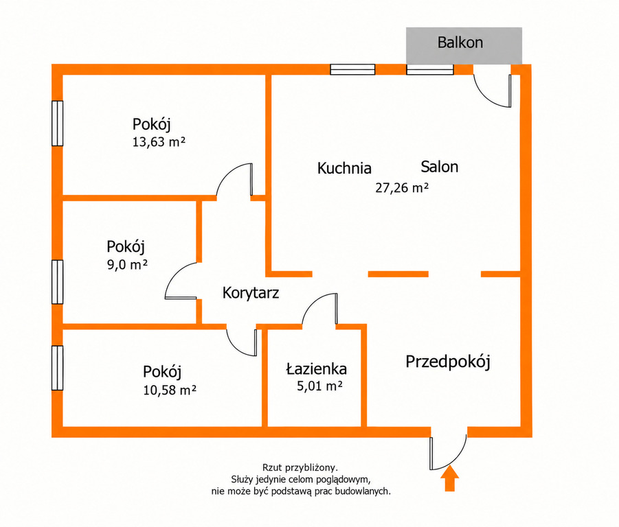 Wyjątkowe 78,9 m² z klimatyzacją | 4 pokoje