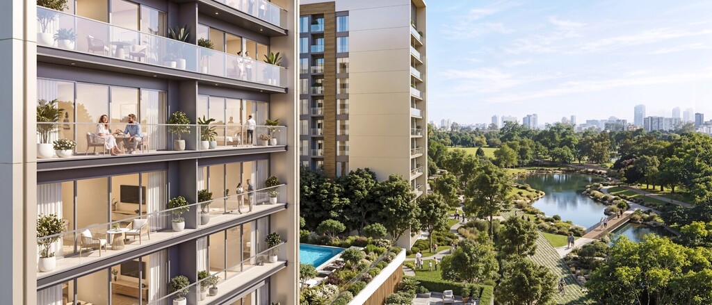 Apartament z 1 sypialnią z widokiem na park – Dubaj