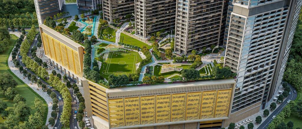 Apartament z sypialnią i balkonem w kompleksie z ogrodami – Dubaj