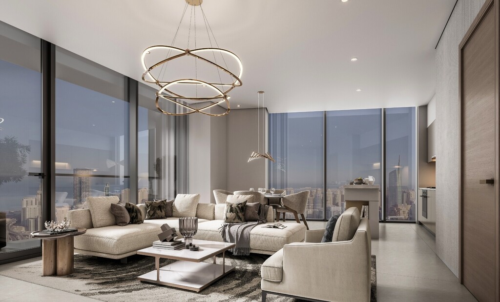 Apartament z sypialnią i balkonem w kompleksie z ogrodami – Dubaj
