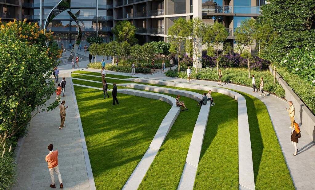 Apartament z sypialnią i balkonem w kompleksie z ogrodami – Dubaj