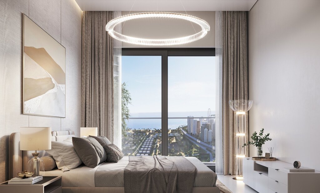 Apartament z sypialnią i balkonem w wieżowcu – Dubaj