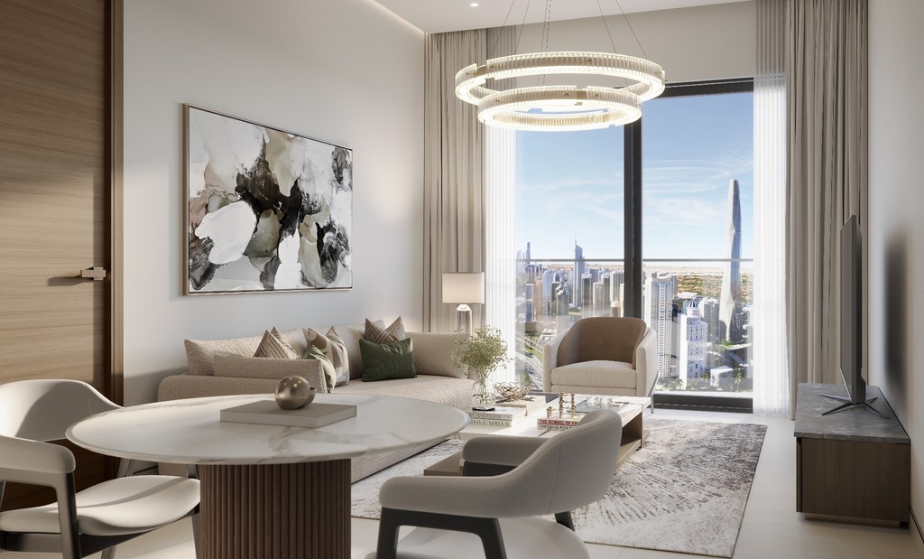 Apartament z sypialnią i balkonem w wieżowcu – Dubaj