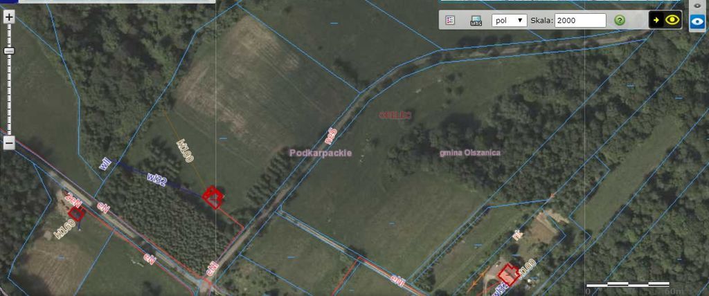 ORELEC,GM.OLSZANICA,POW.LESKI,LAS 7000M2.