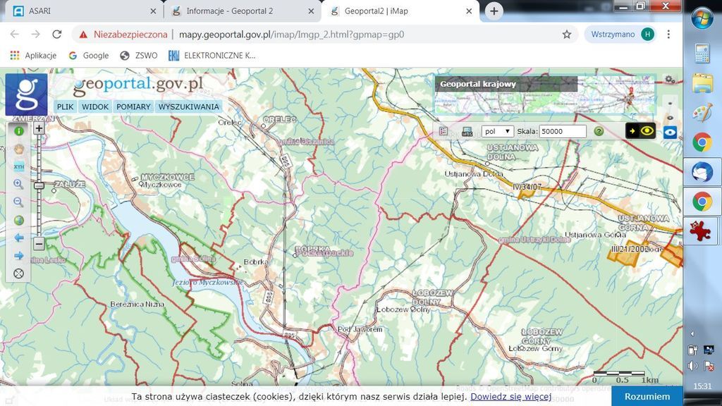 ORELEC,GM.OLSZANICA,POW.LESKI,LAS 7000M2.