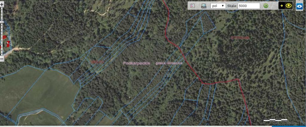 ORELEC,GM.OLSZANICA,POW.LESKI,LAS 7000M2.