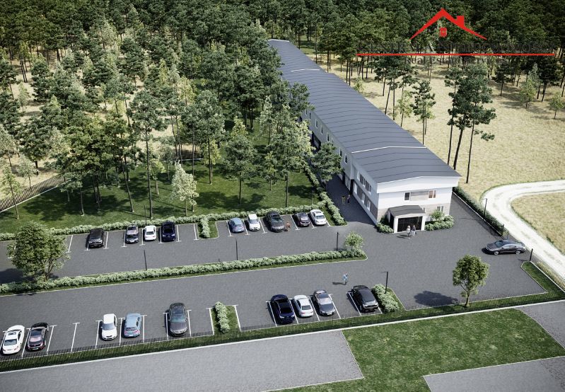 Działka z obiektem pod zabudowę wielorodzinną.