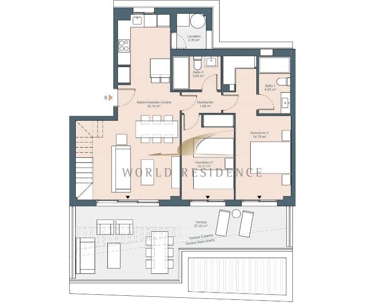 Apartamenty z widokiem na morze