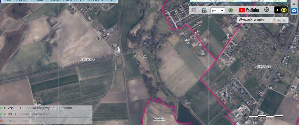 DZIAŁKA PYRZYCE GM. PYRZYCE POW.3001M2.