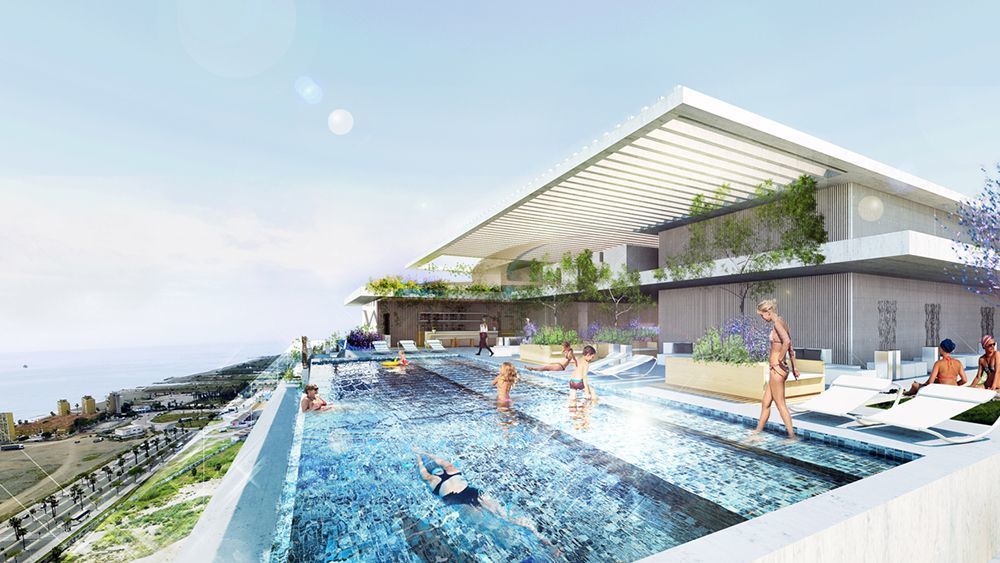 Luksusowe apartamenty przy plaży w Maladze