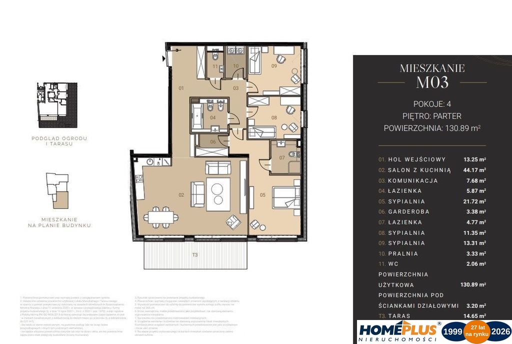 0%, deweloperski apartament - Górny Mokotów