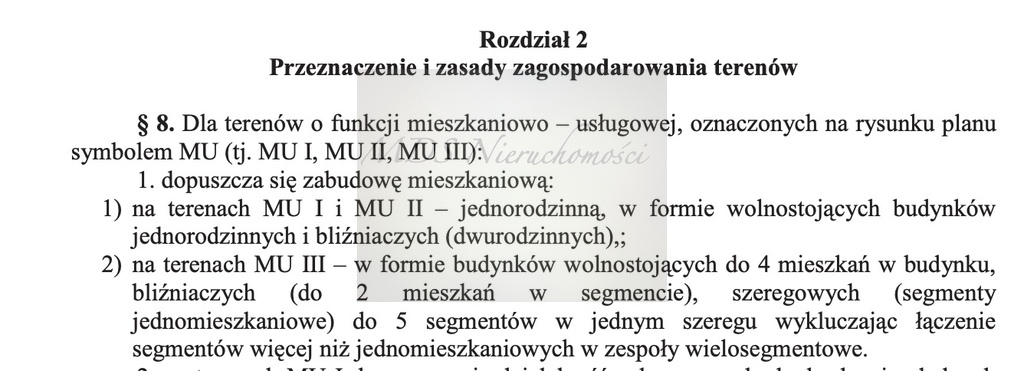 działka pod budowę segmentów Pyry Las Kabacki