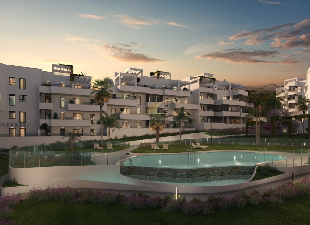Apartamenty na wzgórzach Malagi